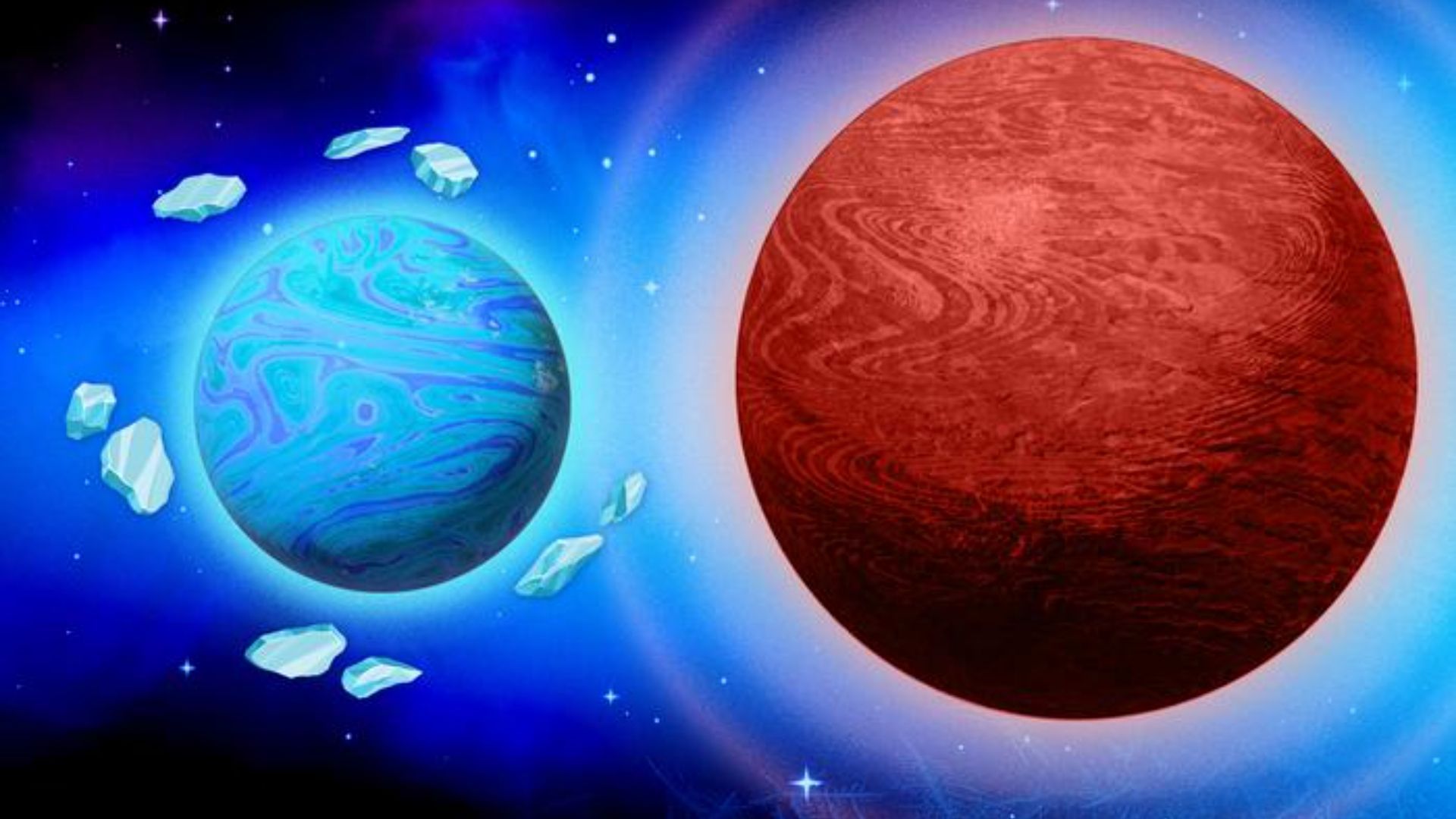 🪐 Uma migração "de mãos dadas" de dois planetas em direção à sua estrela