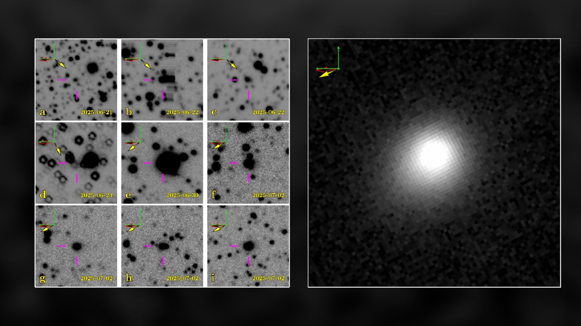 🔭 L'objet interstellaire 3I/ATLAS repéré avant sa découverte officielle