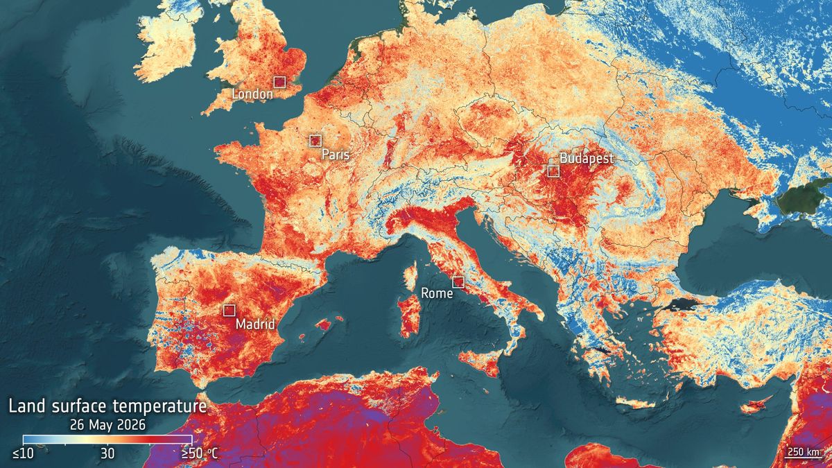 🌡️ A atual onda de calor europeia é histórica