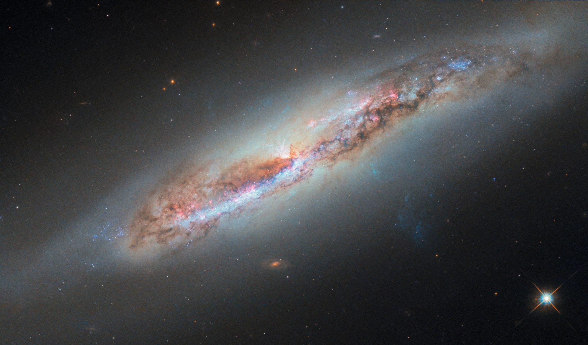 💫 Cette galaxie perd une partie d'elle-même en traversant l'espace