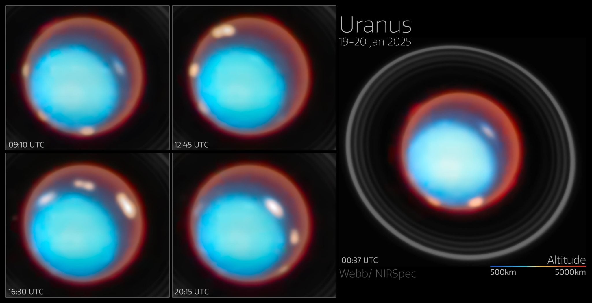 🔭 Première carte 3D de l'atmosphère d'Uranus