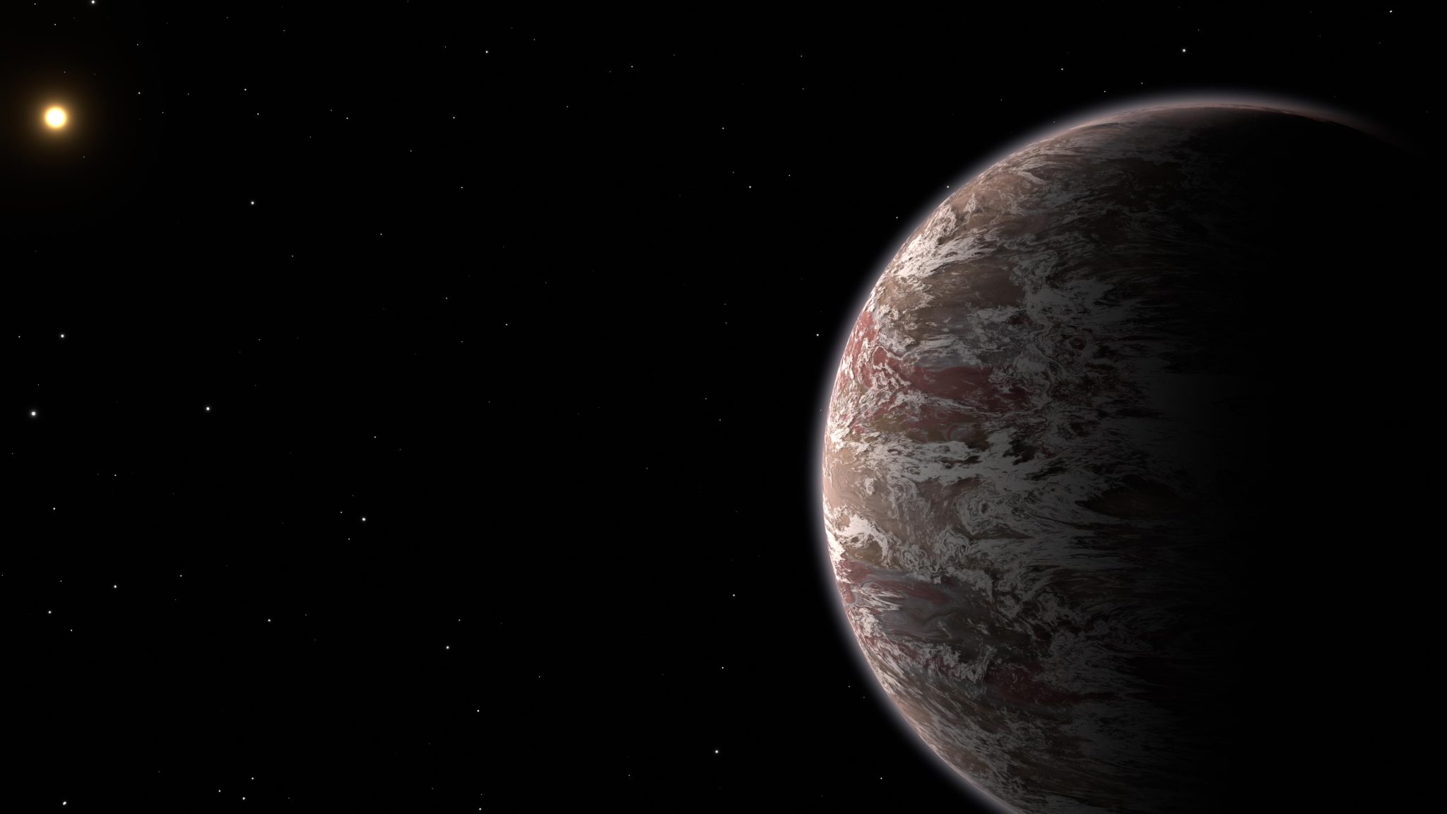 🔭 Esta exoplaneta gigante próxima possui temperaturas amenas e nuvens terrestres