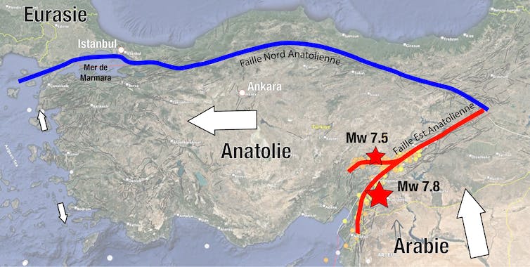 Pourquoi il y a des séismes en cascade en Turquie et en Syrie