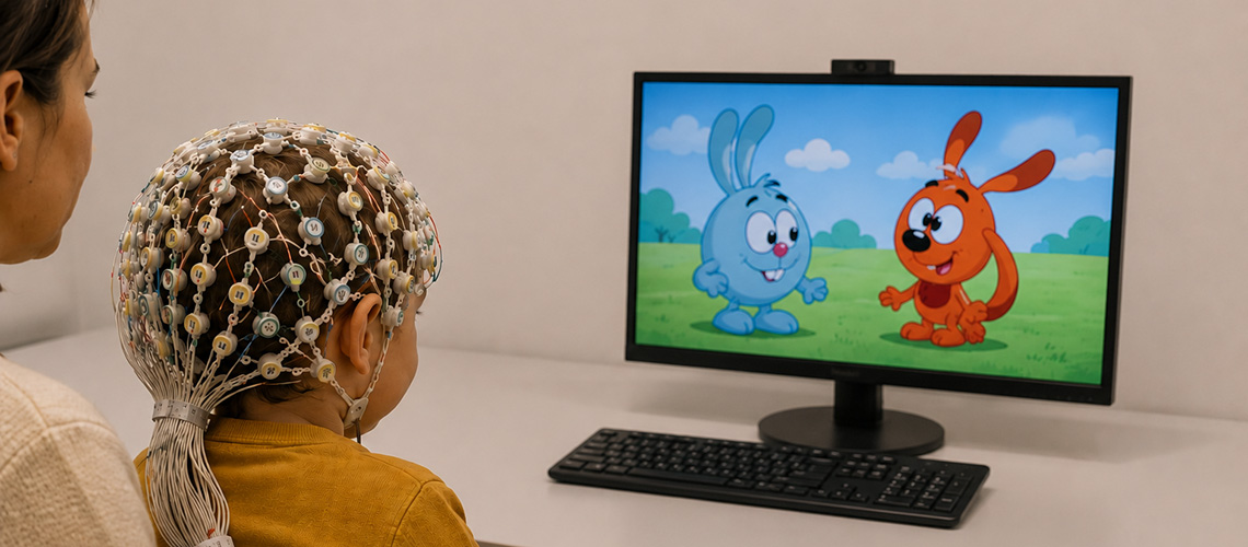 🧠 Ce que les ondes du cerveau révèlent sur le langage des enfants autistes