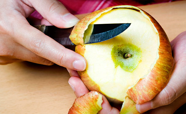 Ne jetez plus vos pelures de pomme !