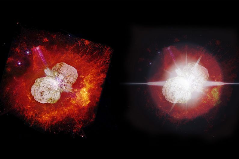 Eta Carinae: Adieu, belle nébuleuse !