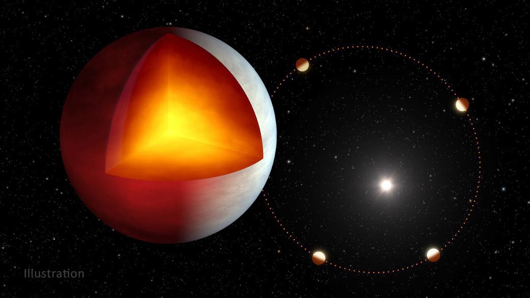 Les saisons extrêmes d’une exoplanète