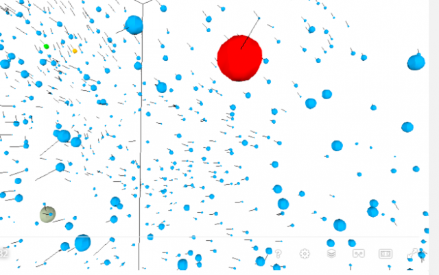 Une vidéo interactive pour reconstituer les trajectoires de galaxies