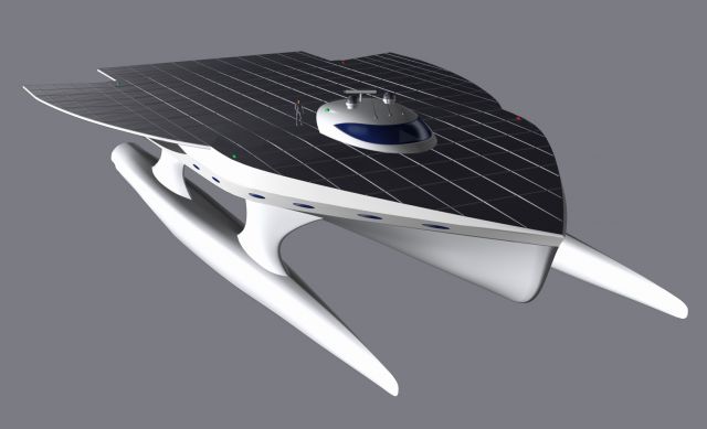 Un catamaran fonctionnant à l'énergie solaire va faire le tour du monde