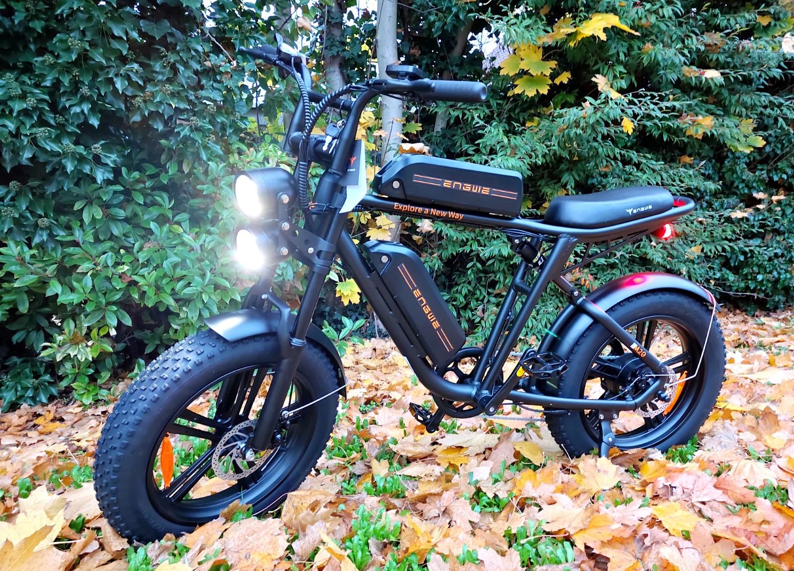 Test vélo électrique ENGWE M20: un monstre double batterie et double phare