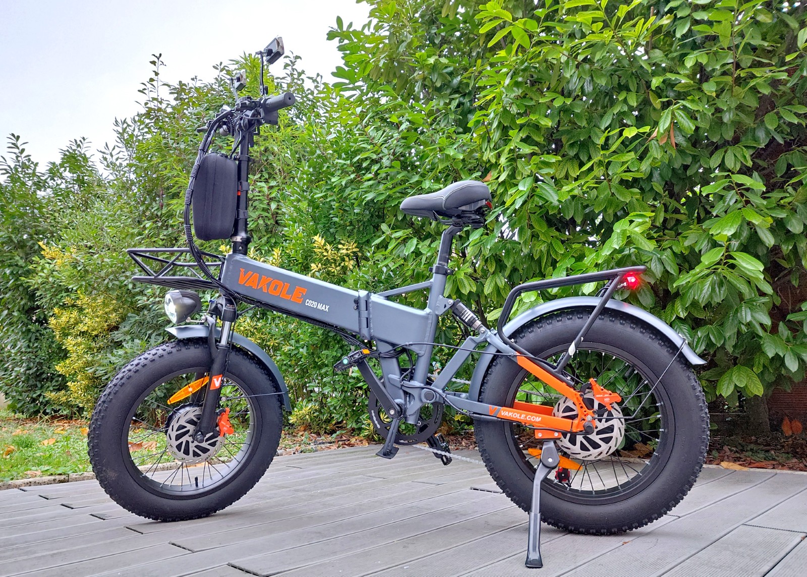 Vélo électrique Vakole CO20 Max: FAT-BIKE bimoteur et capteur de couple !