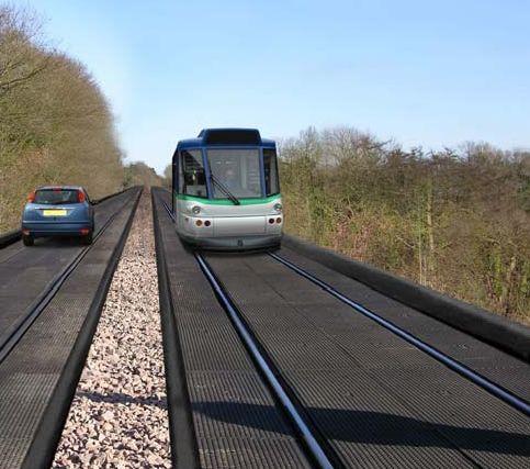 Des routes construites à partir de pneus recyclés