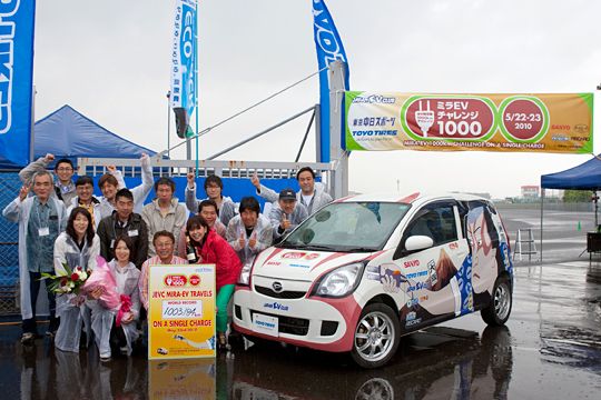 Une voiture électrique parcourt 1000 km sans charger ses batteries