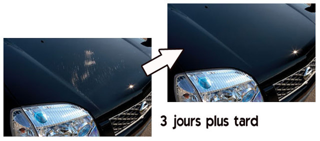 Une peinture cicatrisante sur des voitures Nissan