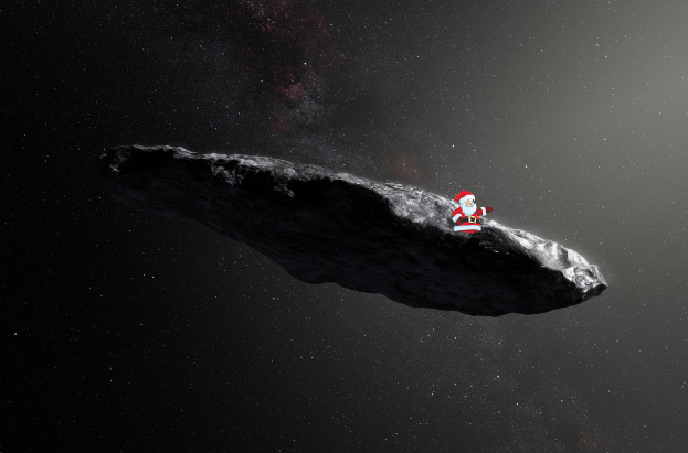 Nouvelle vue de l'astéroïde interstellaire pour Noël